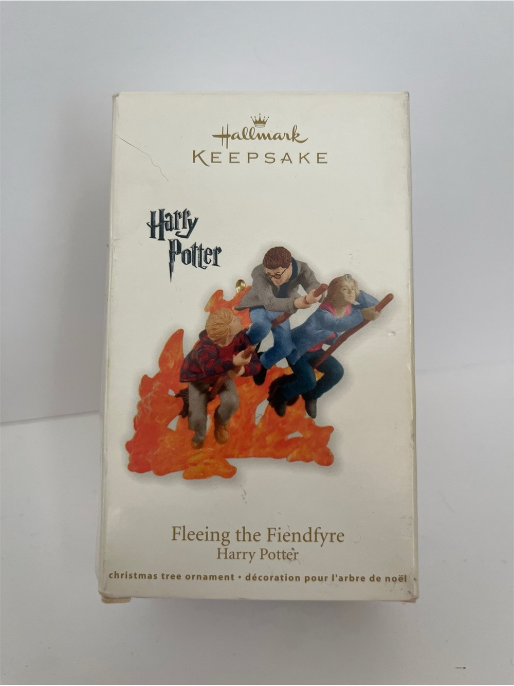 Hallmark Harry Potter Fleeing the Fiendfyre Ornament ***damaged***